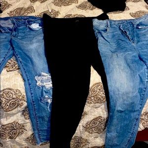 Various American eagle jeggings (35) for 3 pairs